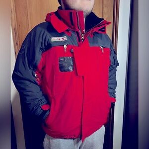 Men’s Spyder Red & Black Outdoor Jacket